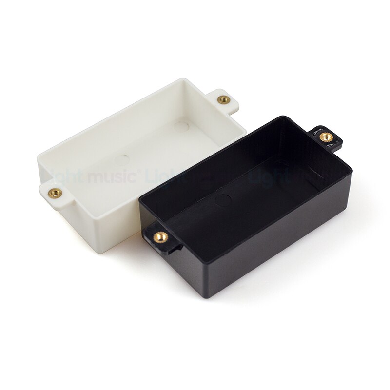 Plast matt plast förseglat humbucker pickup skal för elgitarr delar förseglat humbucker lock