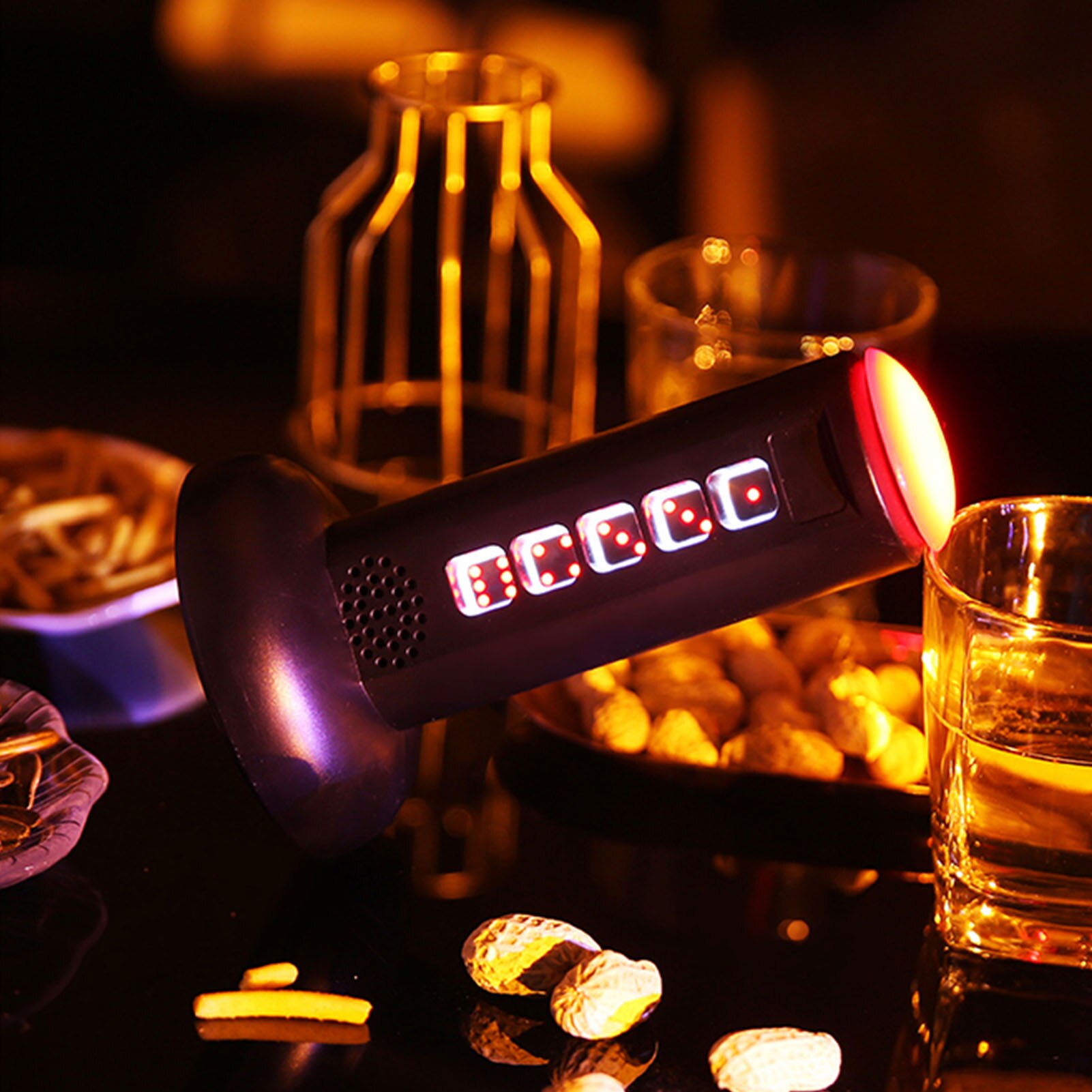 Electronic Dice Cup Games With LED Display Pub Bar Family Party Entertainment Fun Game Toys For Travel