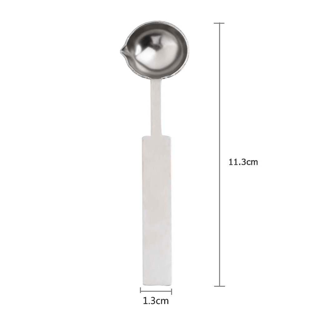 klasyczny łyżka robić roztapiania laku pieczęć robić scrapbookingu wosk łyżka robić topienia drewna uchwyt łyżka robić roztapiania laku znaczki: A 113mm