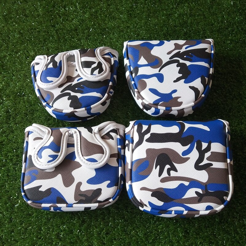 4Styles Mallet Golf Putter Head Cover Waterproof PU Leather Golf Putter Headcover For Man Women