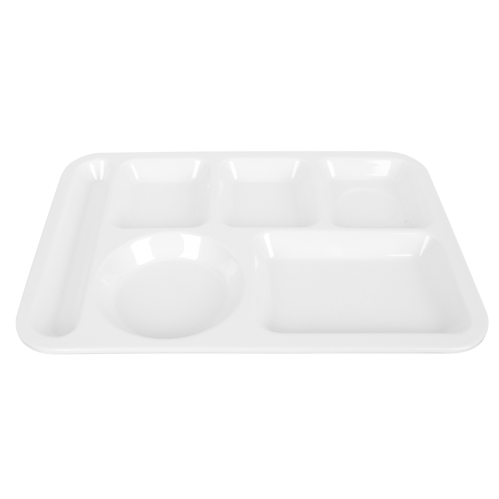 Lunch Food Plate Compartment Food Plate Portion Control Plate Household Food Serving Plate: Default Title