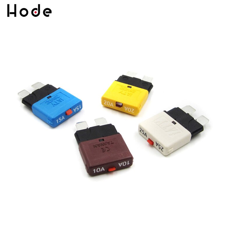 94v0 28V Manual ATC Reset Circuit Breaker Blade car fuse thermal cutoff microwave Marine Fusibles Auto Accessoreis Ferramenta