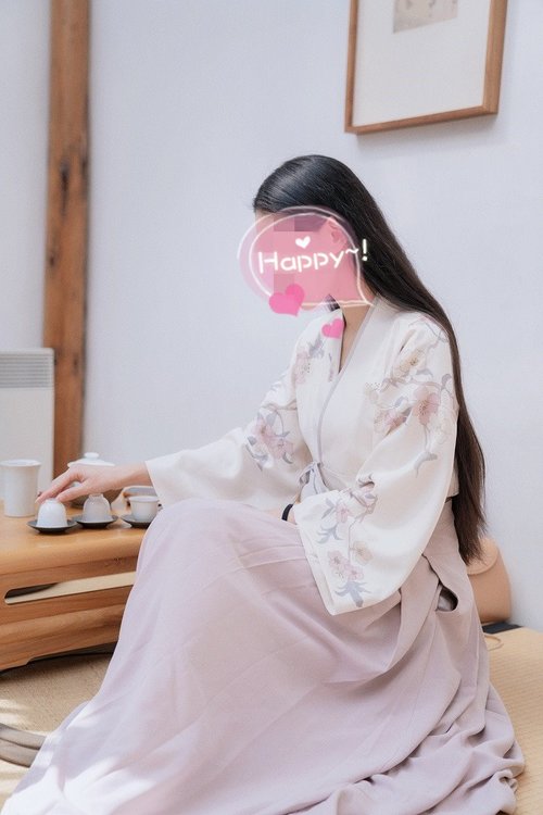 Kimono de manga larga para mujer, vestido tradicional coreano, Yukata, Hanbok, Hanfu estampado, algodón