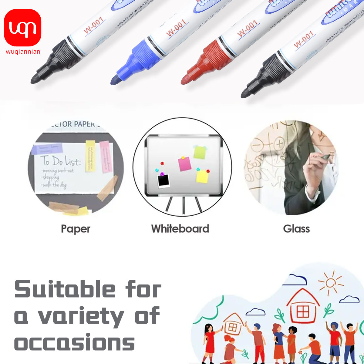 Whiteboard-Marker, Marker, Stifte, Whiteboard-Stifte, löschbare, trocken abwischbare Stifte für Whiteboard-Marker
