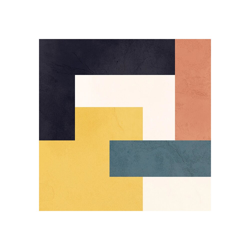 Gardenia Oranje Vloertegel Sticker Panel Adhesive Tegels Sticker Floor Badkamer Decoratie Schil En Stok Backsplash Behang: FS2053-2 / 20cmx20cmx10pcs