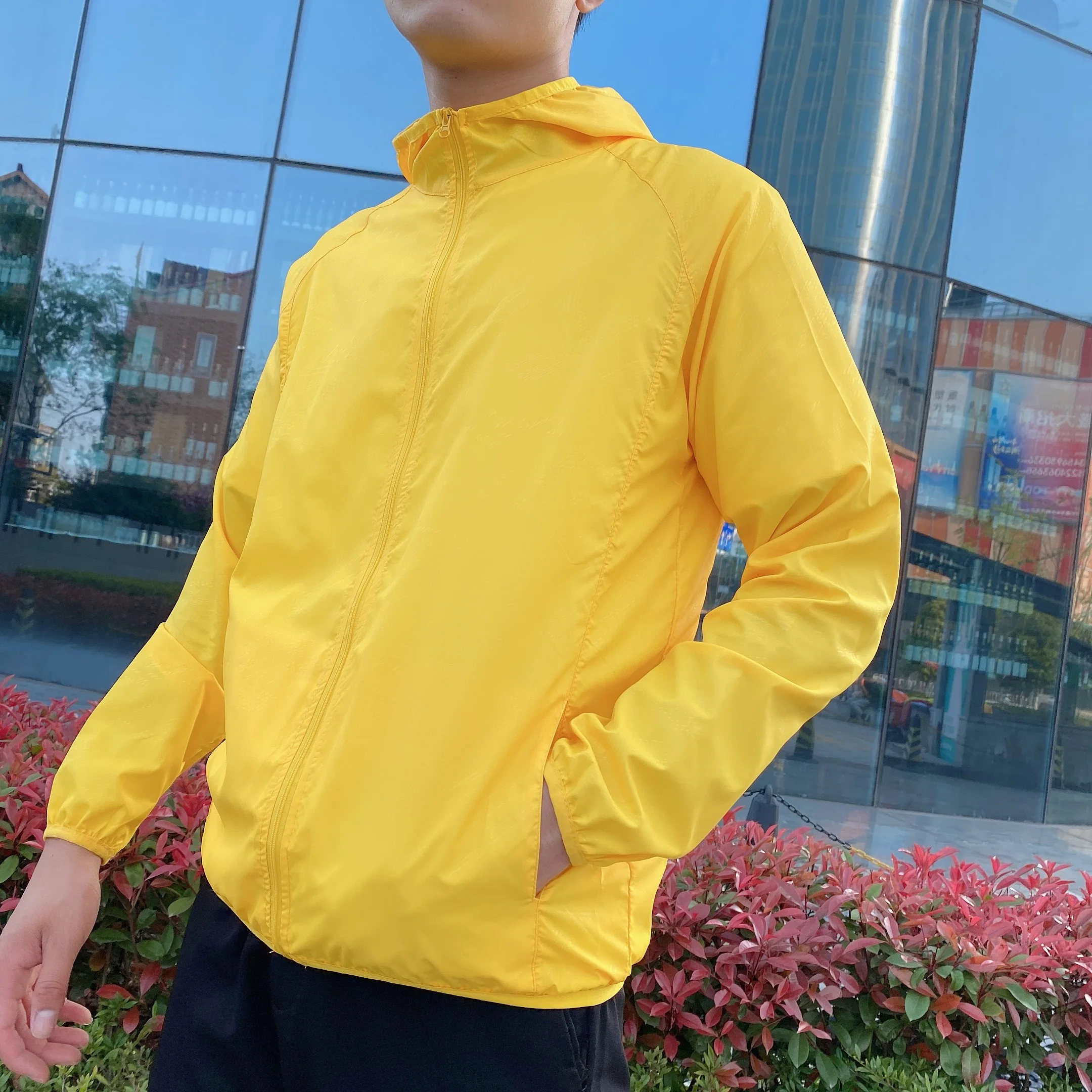 Casual zomerjack met capuchon Heren Dames Zonbescherming Kleding Jachtkleding Sneldrogend Windjack Veelzijdige viskleding