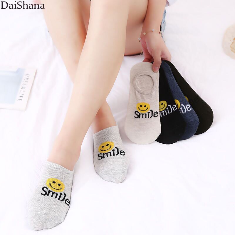 5 Pairs/lot Cute Harajuku Animal Sock Women Summer Korean Cat Beer Funny Low Cut Boat Socks Happy Sox 35-40