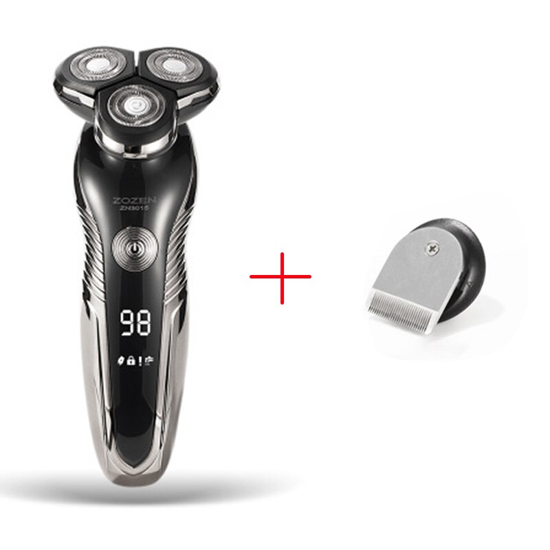 】Electric Shaver USB Rechargeable Wet And Dry Shave Multifunction Fast charge 4D shaving machine Body washing Beard Trimmers: Shaver 3