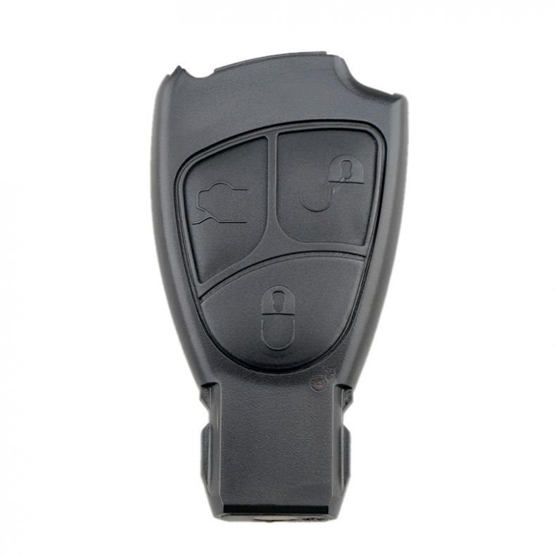 3 knapper bilnøgle smart shell taske udskiftning fjernbetjening passer til for-mercedes-benz  w168 w202 w203 w208 w210 w211