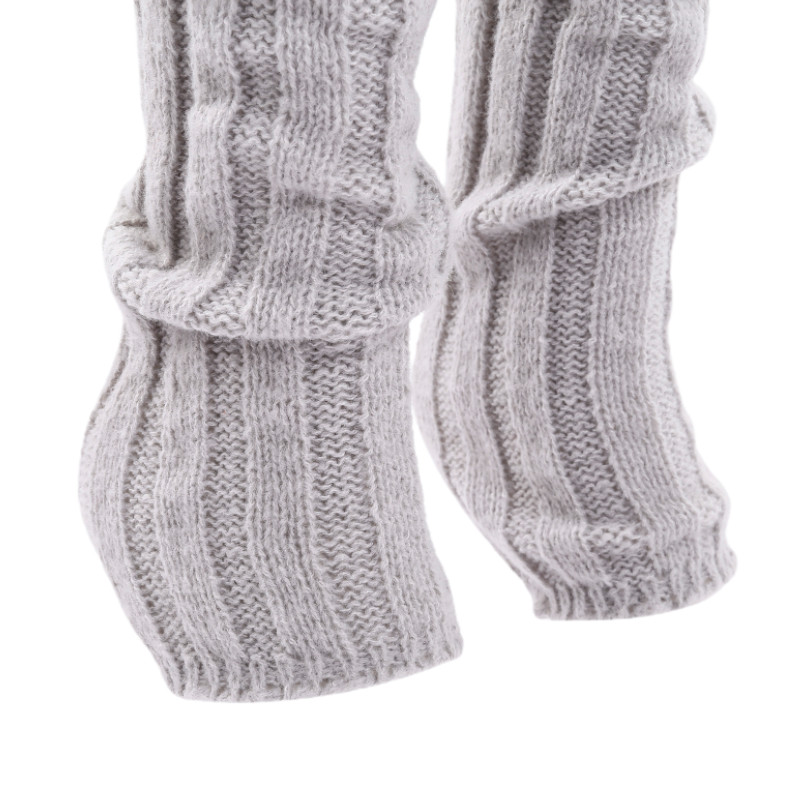 Chaussettes tricotées pour femmes, bas Tube sans bout de couleur unie pour adultes pour printemps automne hiver