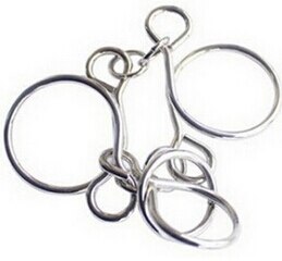 Metal Wire Puzzle Educational Rings Brain Teaser Game Toys for Adults Children: Model 6