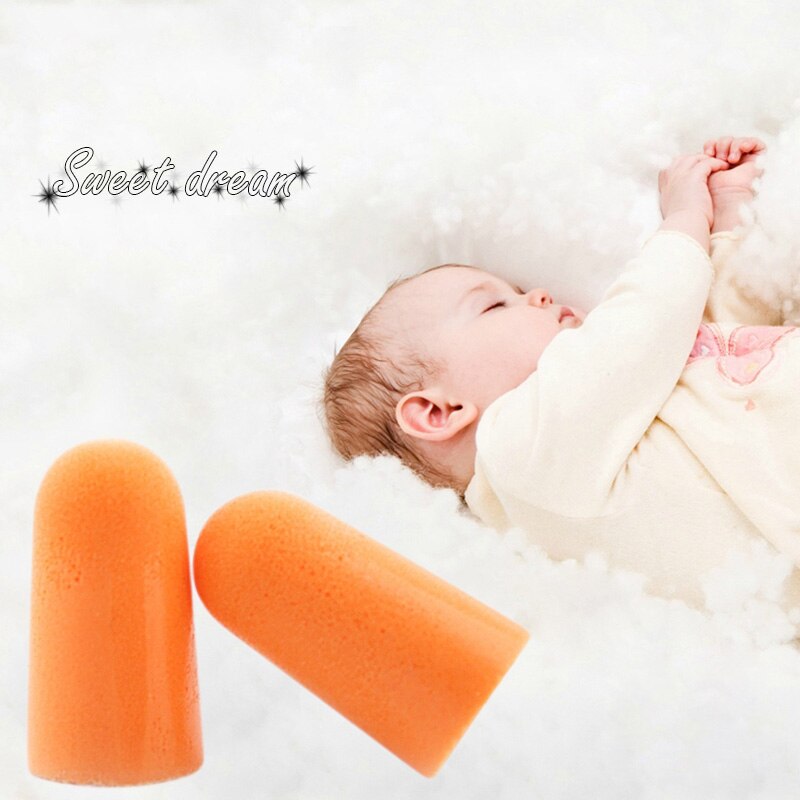 10Pairs Authentieke Foam Soft Snoer Oordoppen Noise Sleep Reductie Norope Oordopjes Zwemmen Beschermende Oorbeschermers