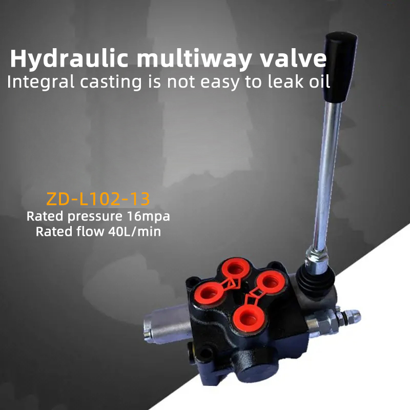 Valve hydraulique multi-voies Valve d'inversion à intervalles mécaniques Distributeur de moteur ZD-L102 Valve multi-voies Outil de commande de distributeur