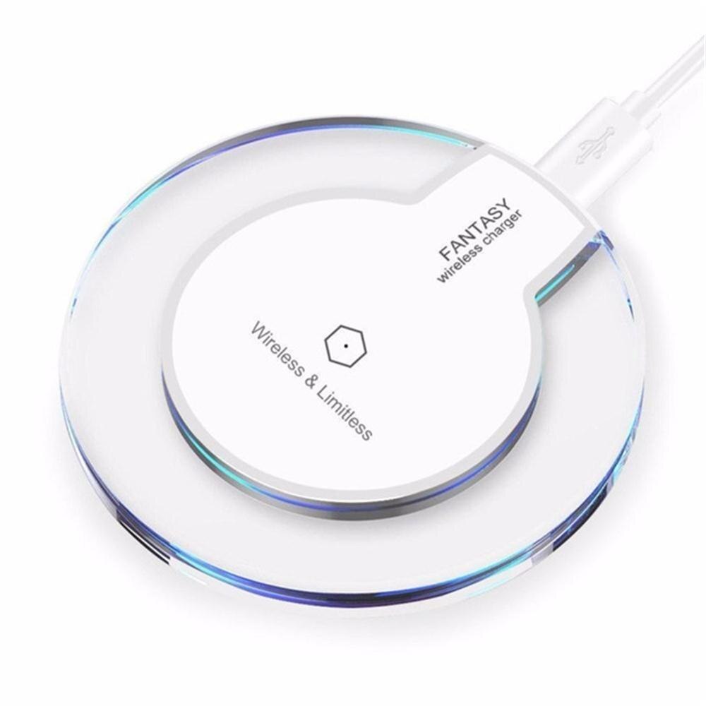 Chargeur sans fil cristal chargeur récepteur Pad adaptateur pour iPhone 11 Pro X XS MAX XR 8 pour android MicroType C Qi-appareil compatible