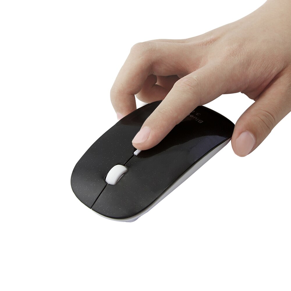 CHYI Ultra Thin Bluetooth Wilreless Computer Mouse Portable Slim Ergonomic Pink Mause 3d Optical PC Mice For Windows/IOS Laptop