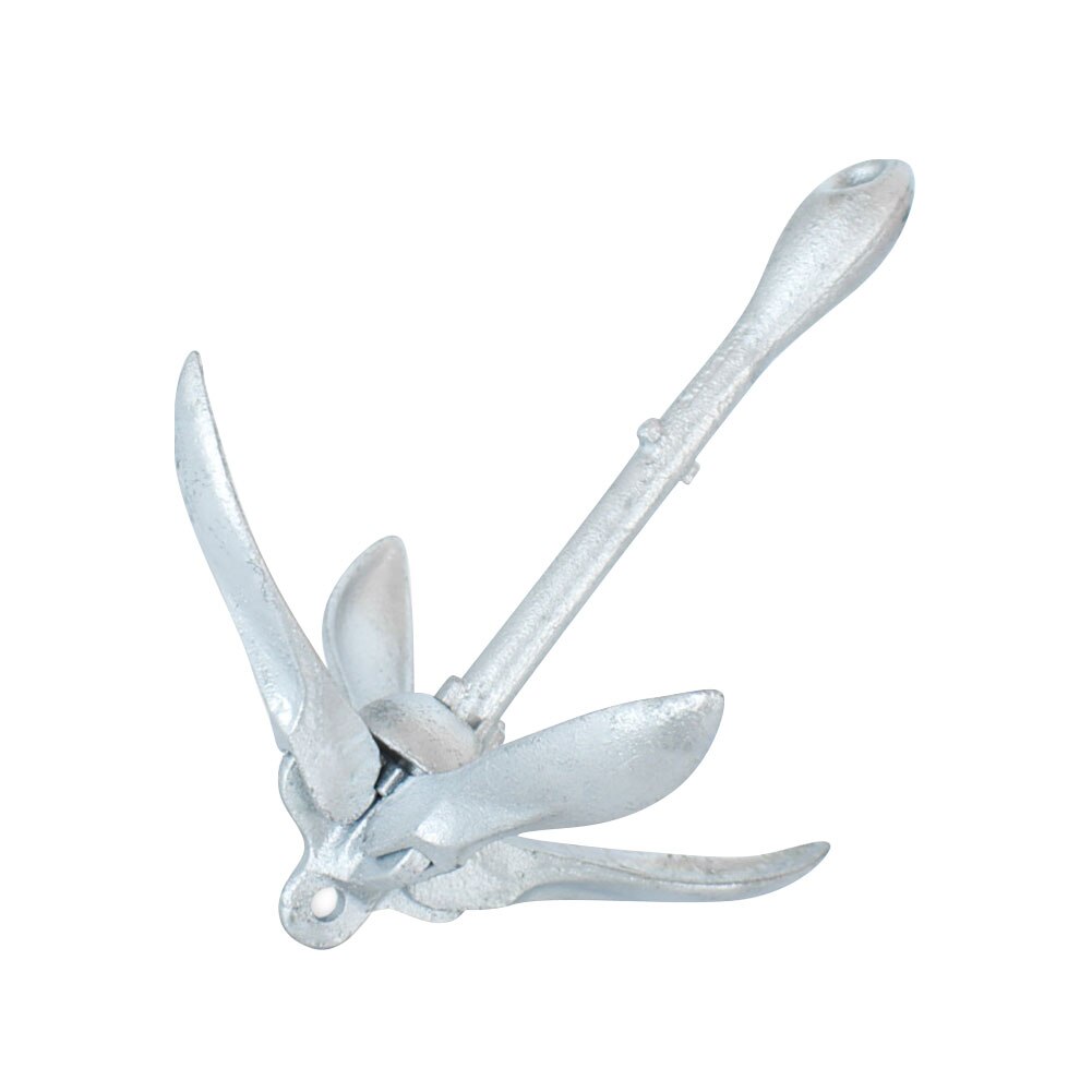 Folding Anchor Fishing Accessories for Kayak Canoe Boat Marine Watercraft Aluminum Lightweight Small Watercraft Anchor: Anchor