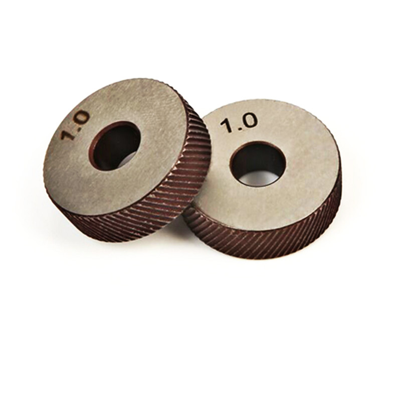 Sourcing Map 2 Stück Rändelräder Kit | Diamantrad Lineare Rändelung 26x8x8mm | 1,5mm Steigung