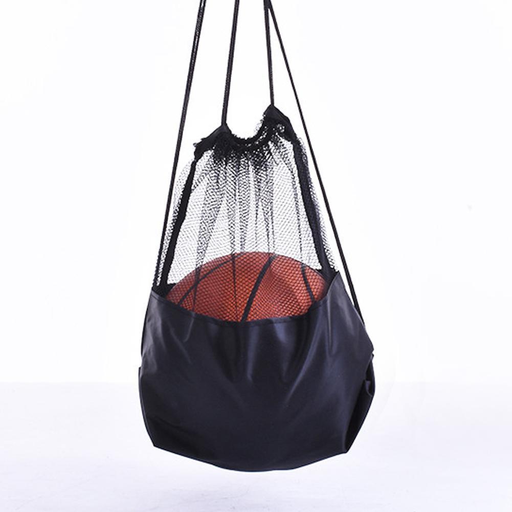 Sac en filet pour basket-ball, 1 pièce, Portable, Oxford, pour l&#39;extérieur, sacs de rangement multifonctionnels