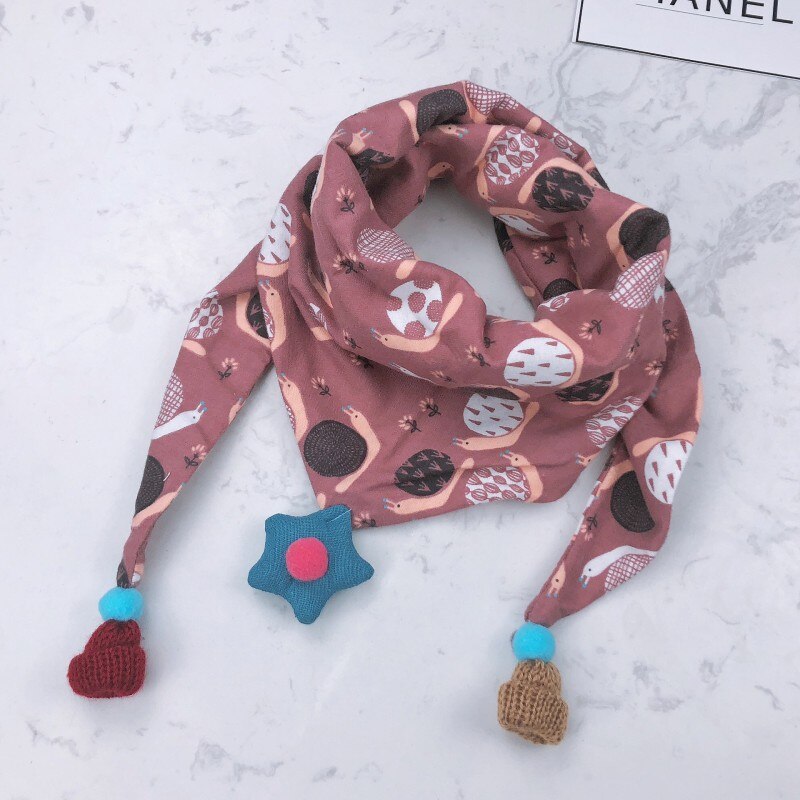 Mode Baby Sjaal Meisjes Driehoek Bib Sjaals Herfst Winter Jongens Sjaal Katoen Kinderen Halsbanden Warm Kids Halsdoek
