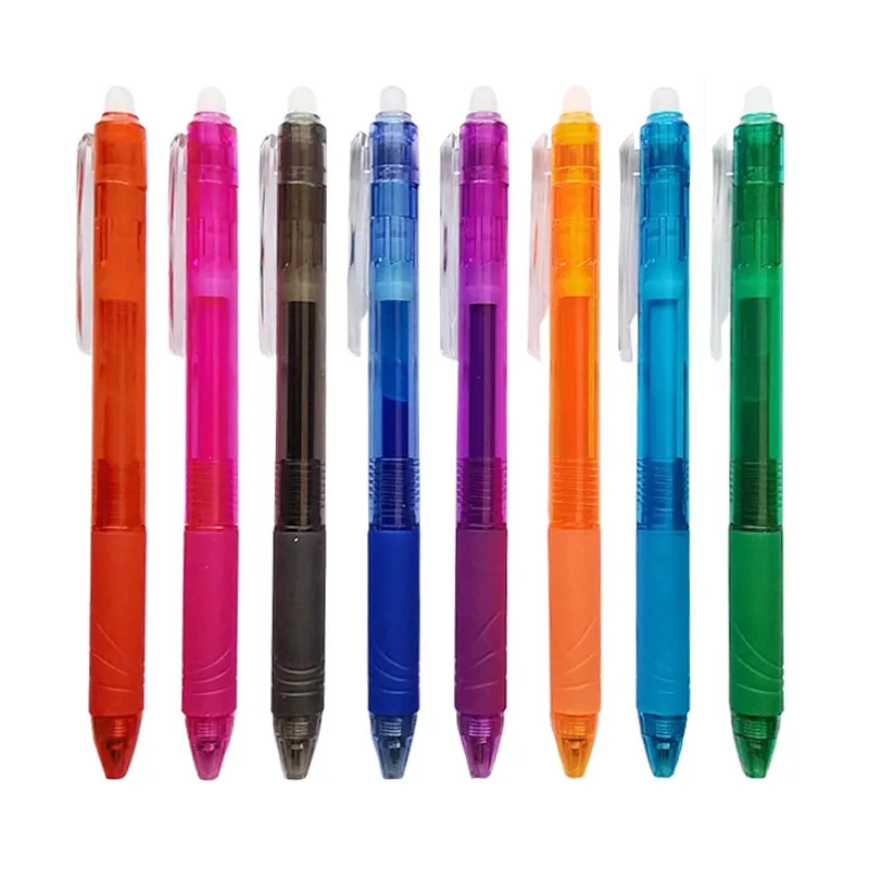 5Pcs/20Pcs Erasable Gel Pen Refill Replacement Office School Writing Stationery Accessory Black/Blue/Red Ink Erasable Pen Refill