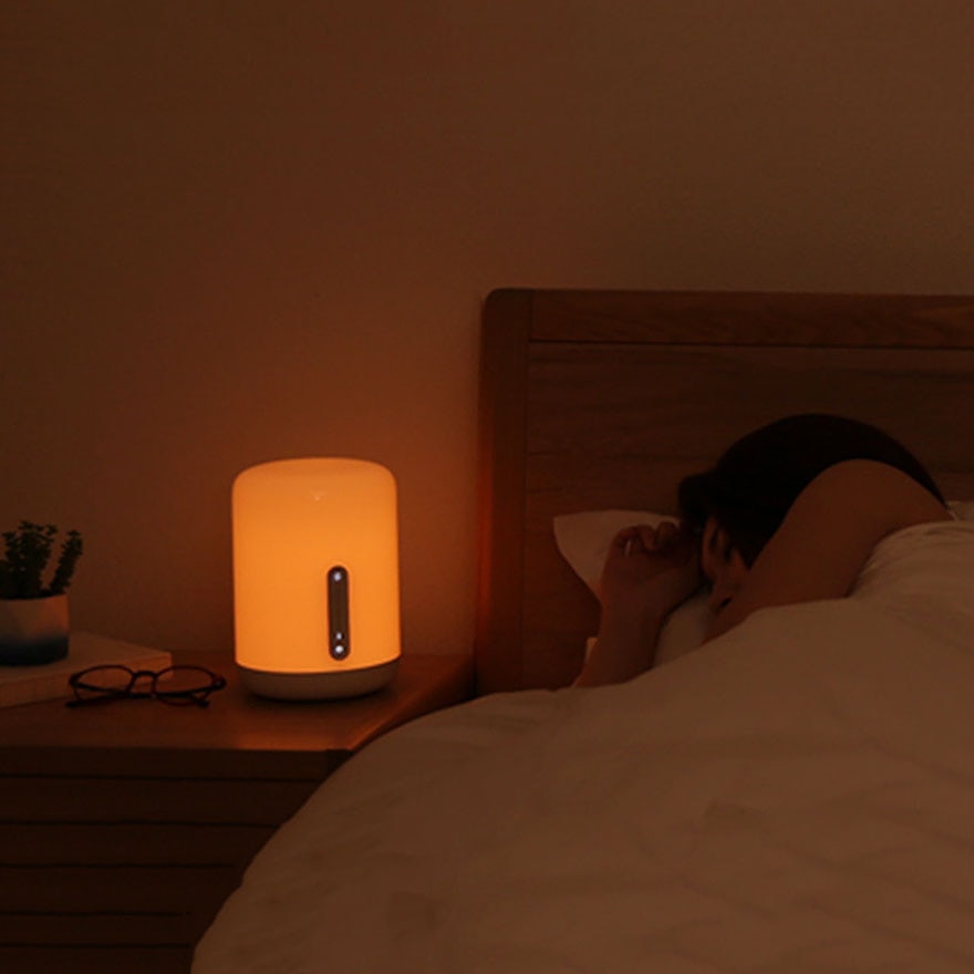 Xiao mi mi jia lampe de chevet 2 lumière intelligente commande vocale Bluetooth WiFi connexion contrôle tactile pour mi maison App Apple Homekit Siri
