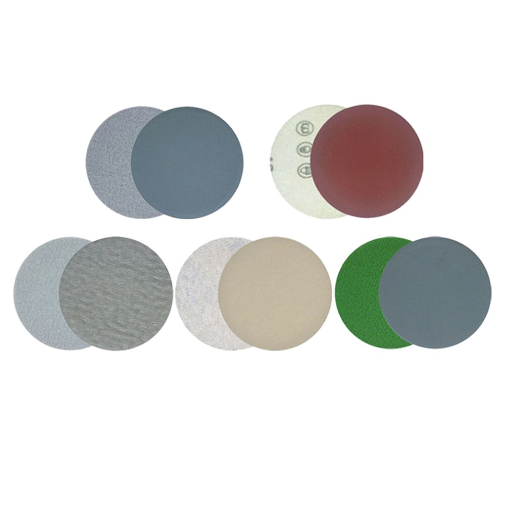 25 pçs/set Impermeável Molhado/Seco 2-Polegada 1000 2000 3000 4000 5000Grit Lixa Discos de Lixa Lixas
