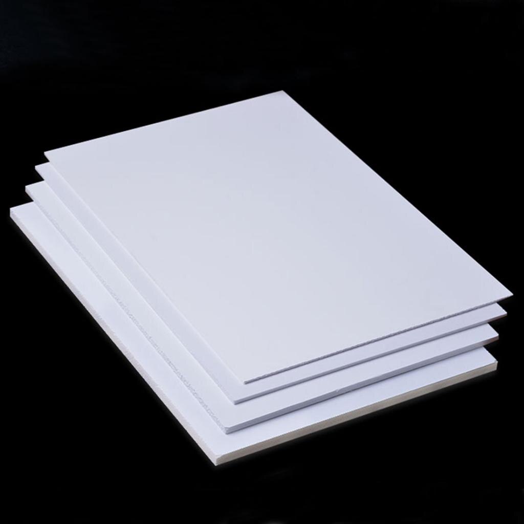 5 Pieces White Sheet Foam Board Model Craft for DIY Sand Table Scene