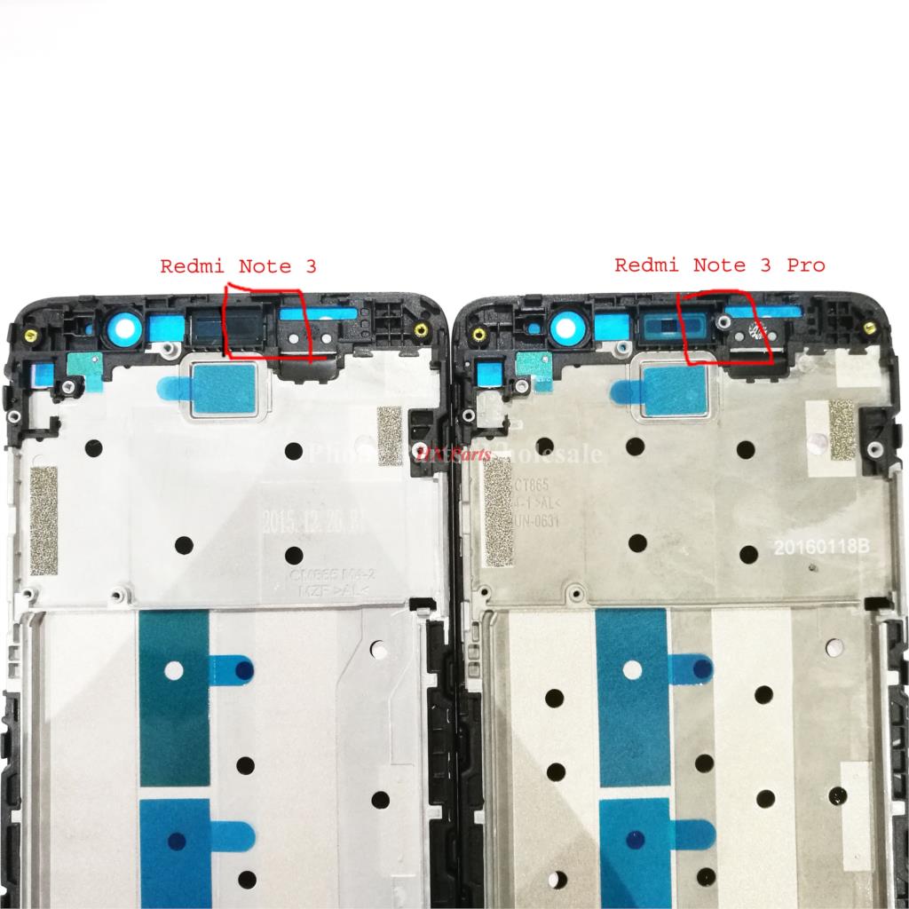 For Xiaomi Redmi Note 3 / Note 3 Pro Screen LCD Supporting Middle Frame Front Bezel Housing Cover Repair Parts