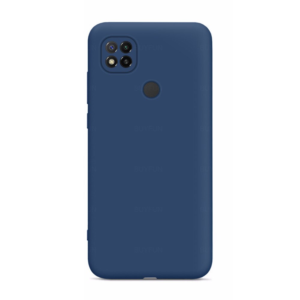 360 cassa del telefono di silicone liquido Xiomi Redmi 9C soft cover per Xiaomi Redmi 9C 9 C redmi9 c redmi9c 6.53 ''Macchina fotografica di protezione coque: redmi 9 / royal blue