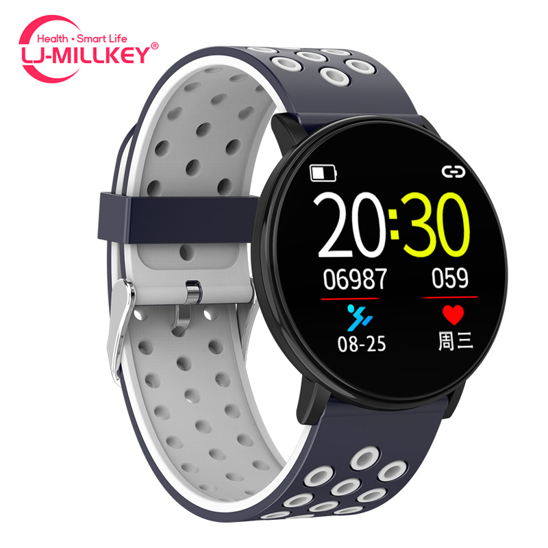 W8 Smartwatch Bluetooth Waterdichte Smartwatch Full Touch Hd Screen Hartslag Sport Smart Horloge Armband Voor Ios Android Telefoon