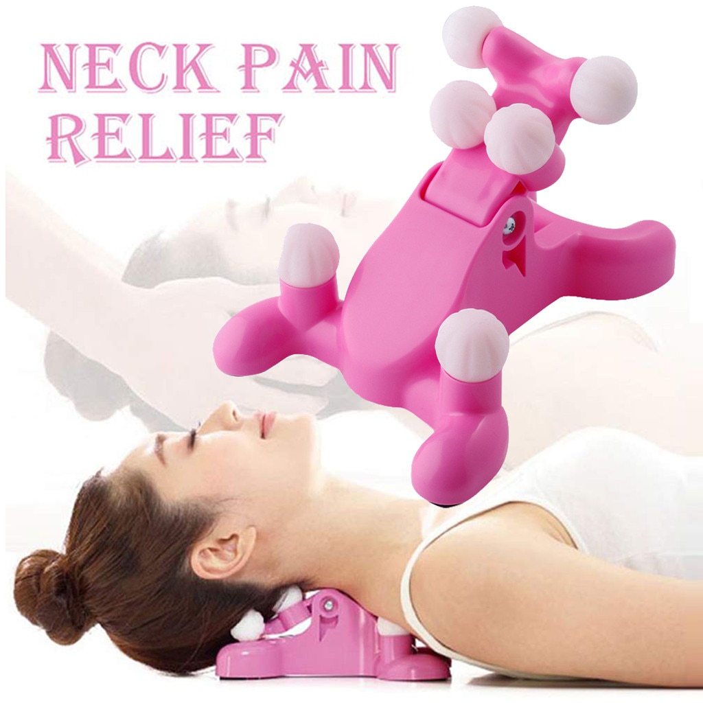 1 Pcs Cervicale Kussen Nek Tractie Massage Kussen Hoofd Pijn Massage Tractie Apparaat Ondersteuning Relax Massager