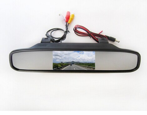 4.3" Auto Parking Car RearView Mirror Monitor+Night Vision Car Rearview Reverse CCD Camera for Ford Focus Hatchback / Sedan