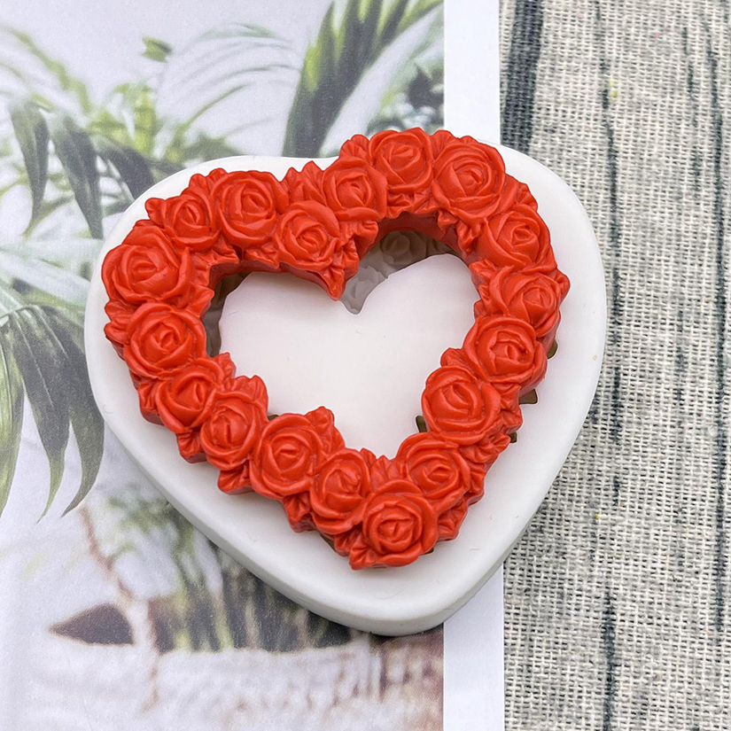 Ruususydän silikoni sugarcraft muottihartsi työkalut cupcake leivontamuotti fondant kakun koristelu työkalut