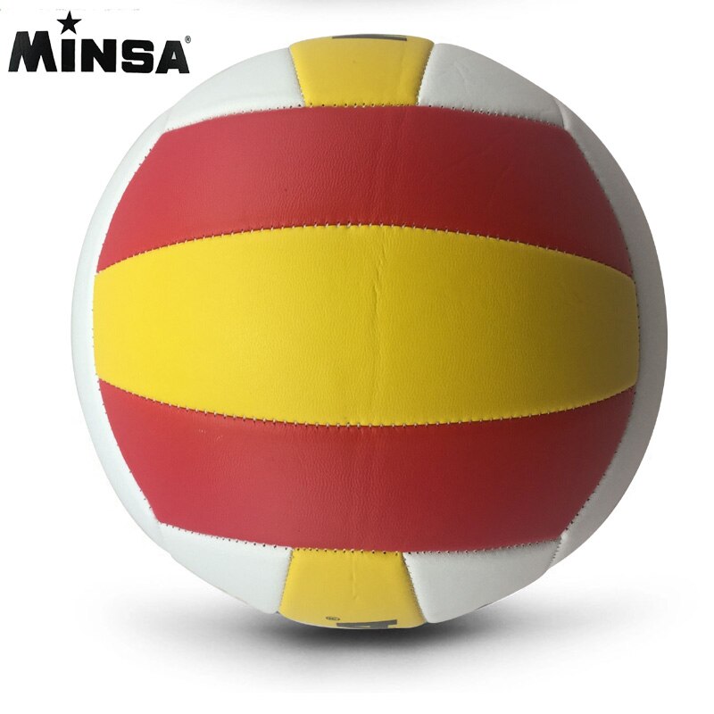 MINSA Retail MVB-001 Soft Touch Volleybal bal,, size5 Volleybal Gratis Met Net Bag + Naald