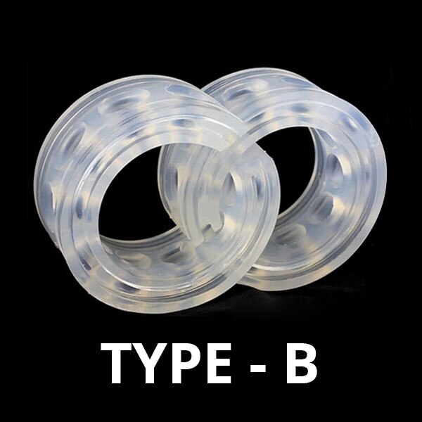 2pcs Car Buffers Shock Absorber Spring Bumper Auto Covers Rubber Protect In The Spring Buffer Car Automobile Suspension Buffers: TYPE-B Buffers