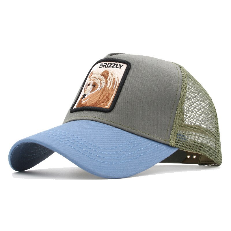 gorra de béisbol de malla Unisex encantadores animales gorras mujeres y hombres gorra Snapback papá sombrero verano hueso ajustable SA-8: 18