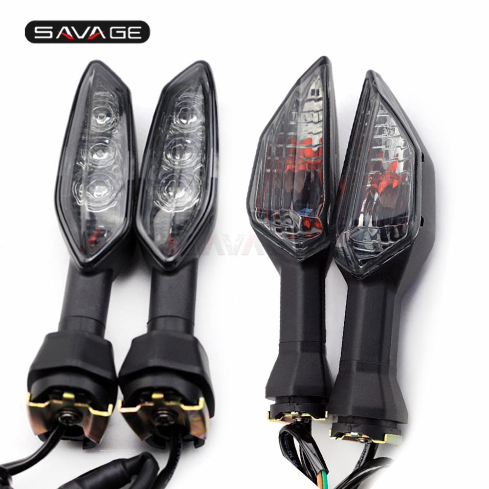 Clignotant LED avant et arrière pour motos KAWASAKI ER6N , Versys 650, , 1000, ZRX 1200, KLR , clignotant