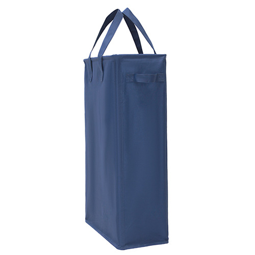 Slim Wasmand Handgrepen Smalle Opvouwbare Wasmand Dunne Wasmand Vuile Kleren Inklapbare Wasmand: Navy