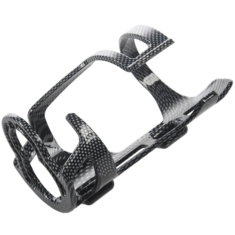 45G Ultralight Bicycle Water Bottle Cage Plastic + Carbon Fiber Surface Coating Cycling Road MTB Bike Bottle Holder