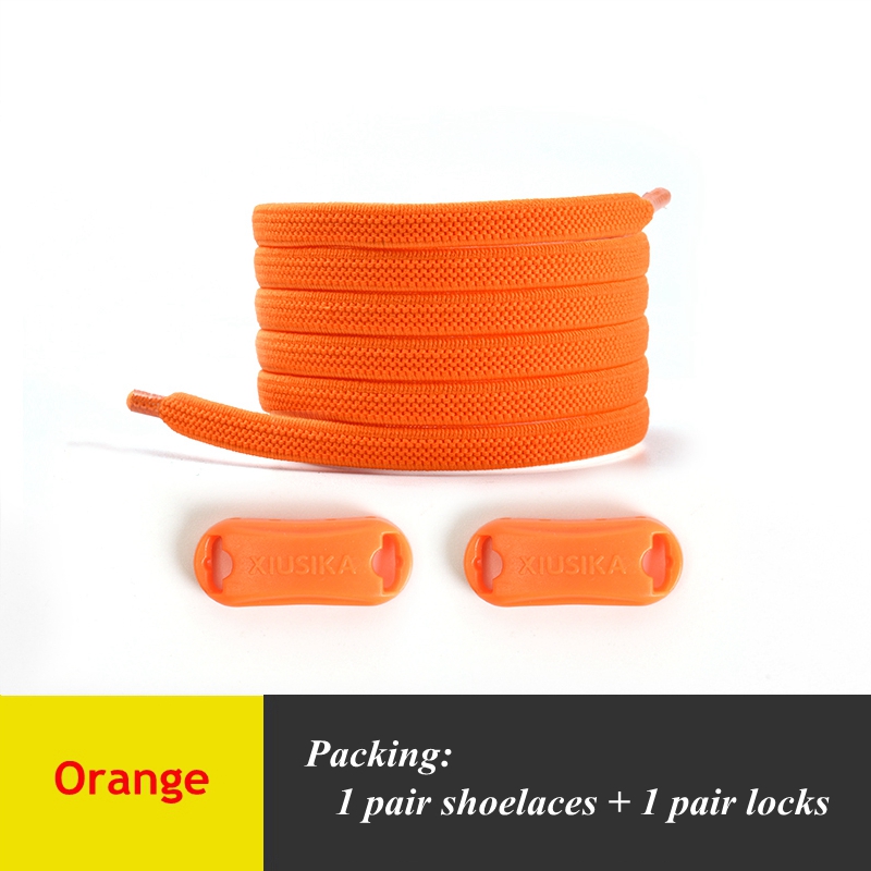 Cordones sin atar para zapatillas de deporte para niños y adultos, cordones elásticos para zapatos planos, cordones para perezosos, 24 colores, 1 par