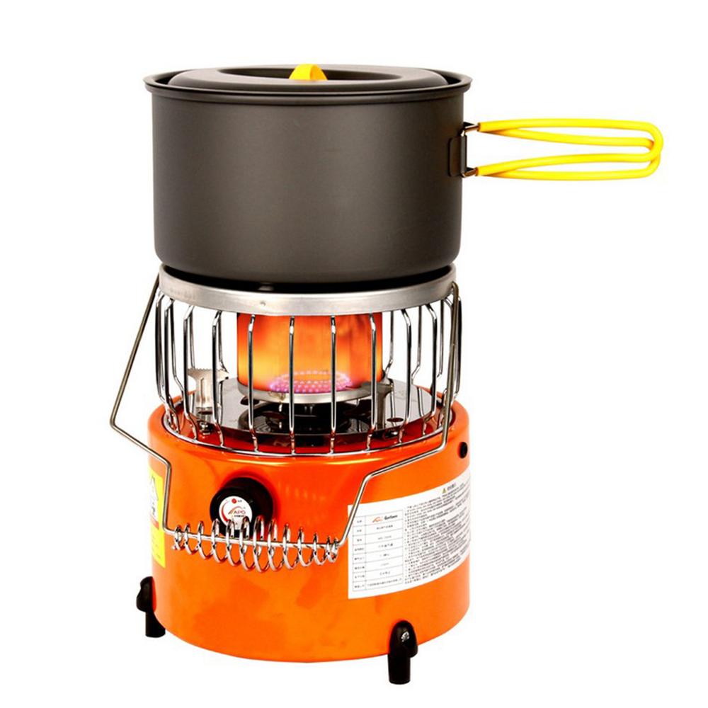 APG Mini Gas Heater Butane Heater Mini Ice Fishing Heater Outdoor Portable Heater Liquefied Gas Heater Oven Gas Heater