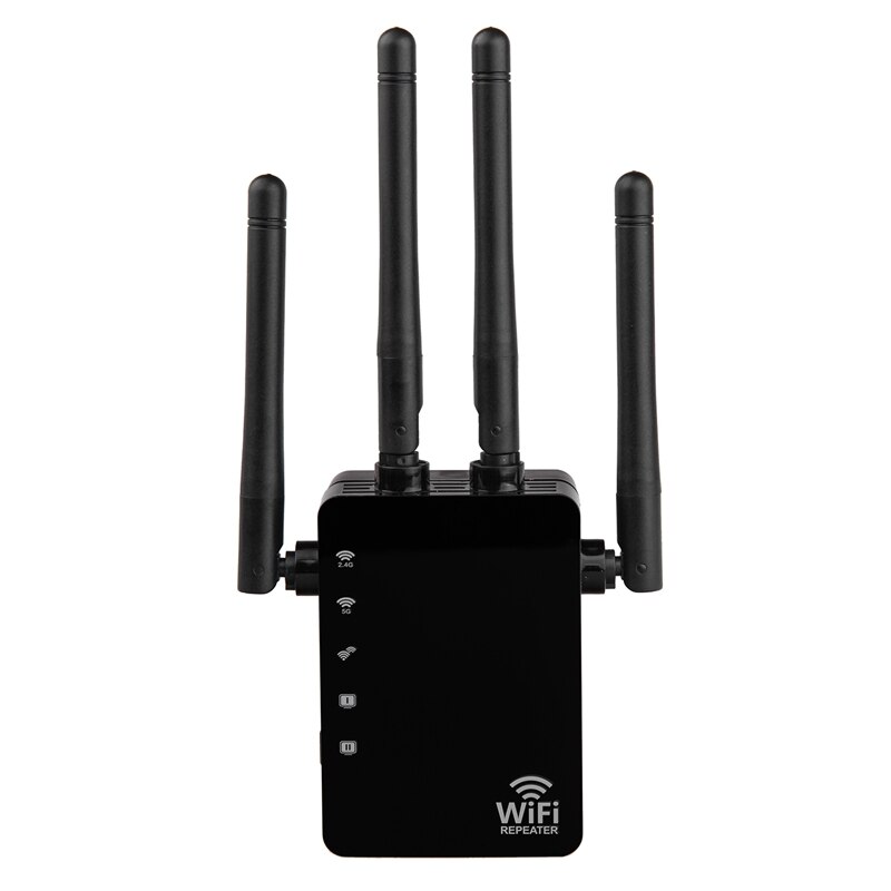1200Mbps Wireless WiFi Signal Extender, 5.8G Dual-Band Home High-Power AP WiFi Router, Signal Repeater Amplifier