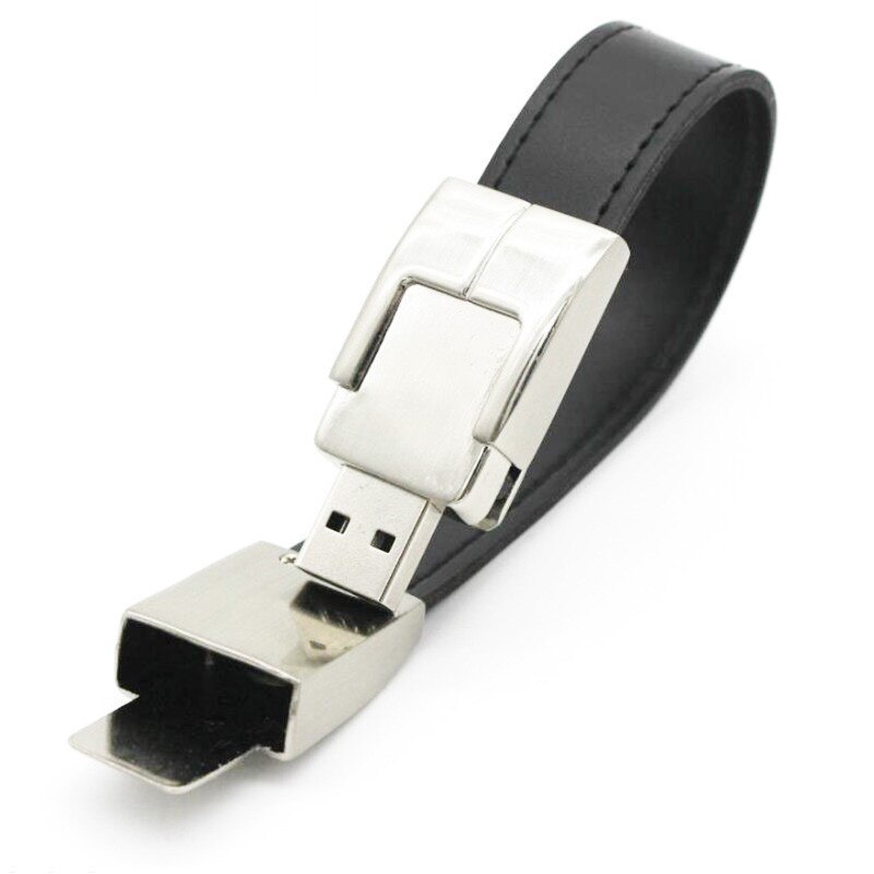 Bracelet en cuir JASTER clé USB clé USB 4GB 8GB 16GB 32GB USB 2.0 clés de mémoire Flash Bracelet stylo lecteur: 32 GO / A