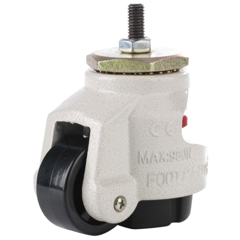 Wheel for Trolley 4Pcs Heavy Duty Level Adjustment Caster Threaded Stem Industrial Roller Wheel Caster Wheels Furniture Support