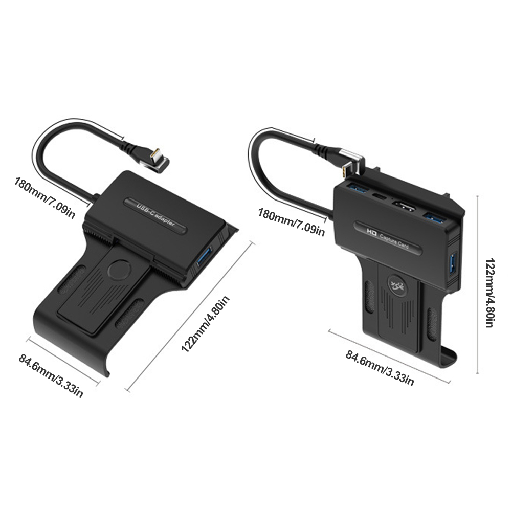 Voor Steam Deck 5 in 1 Dockhouder Hub Dockingstation HDMI-compatibel 2.0 4K bij 60 Hz Type-C Oplaadstation voor Steam Deck USB-hub