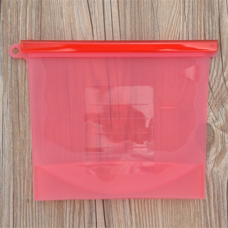 Reusable Silicone Vacuum Seal Food Keep Fresh Bag Fruit Meat Milk Storage Containers Refrigerator Bag Kitchen Organizer Gadgets: 04