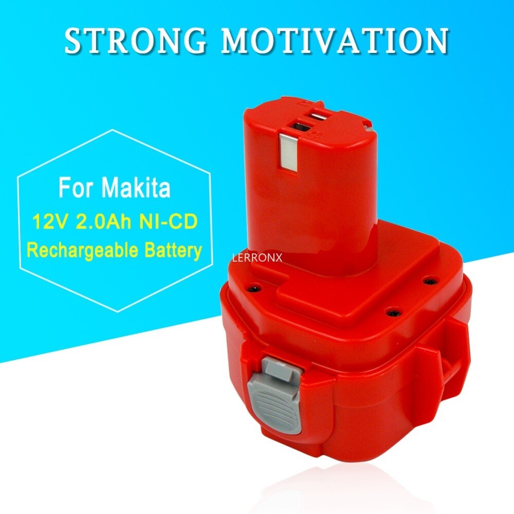 Replacement Rechargeable battery 2000mah Ni-CD for Makita 12V battery of screwdriver PA12 1220 1222 1235 power tools 6227D 6271D