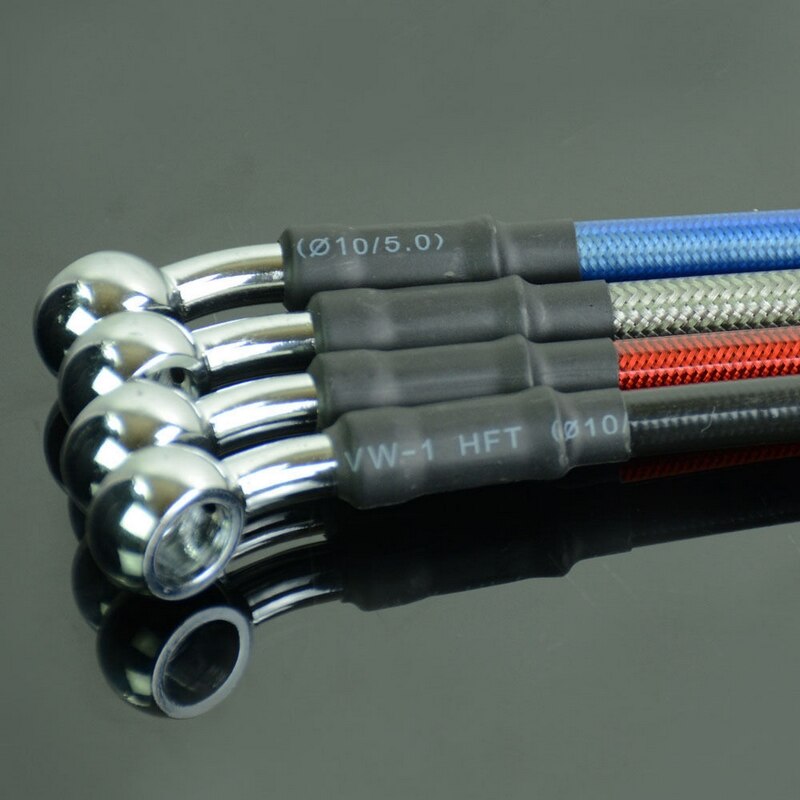 Motorcycle Braided Brake Clutch Oil Hoses Lines Pipes Cables 500mm-2000mm Motorcycle Bike