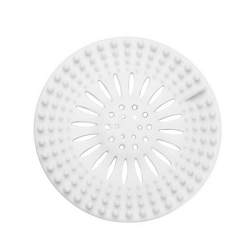 Aanrecht Rioolbuis Filter Afvoer Haar Catcher Bad Stopper Zeef Douche Cover Haar Catcher Badkamer Universele Floor Filter: white