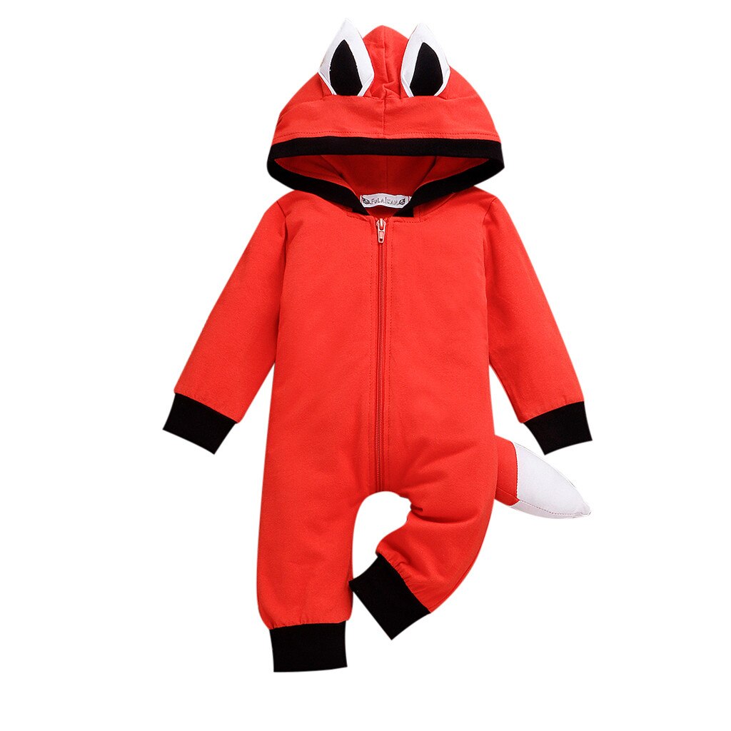 Overalls Voor Pasgeborenen Kind Baby Jongens Meisjes Oor Cartoon Hoodie Katoen Romper Lange Mouw Jumpsuit Herfst Infantil Menina: 18m